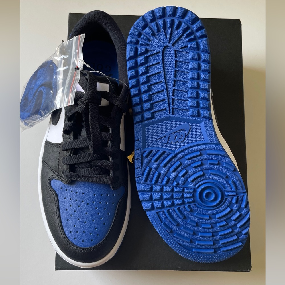 Nike Air Jordan 1 Low Golf Retro Royal Blue Black Spikeless Men’s 4.5 Women’s 6